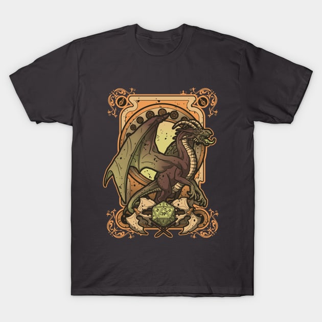 Dark Dragon T-Shirt by LetterQ